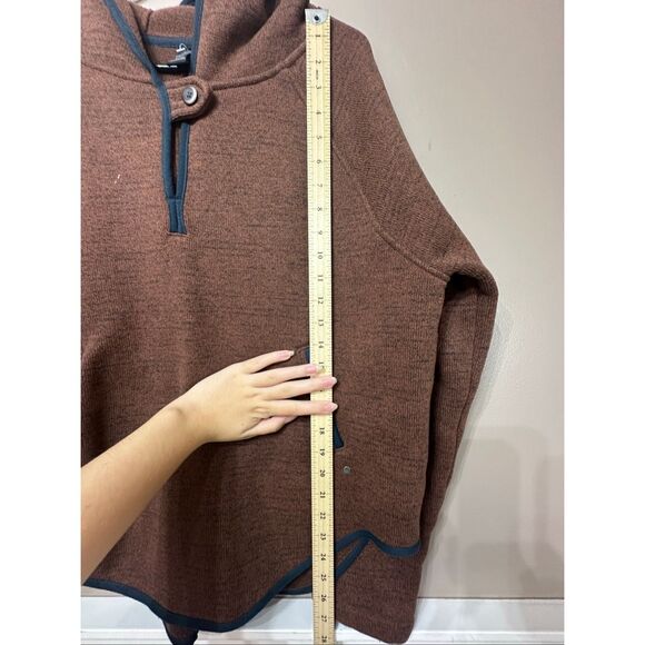 NWOT Prana Clove Outdoor Tri Thermal Poncho Casual Gorpcore Fleece Pullover XL - Picture 10 of 12